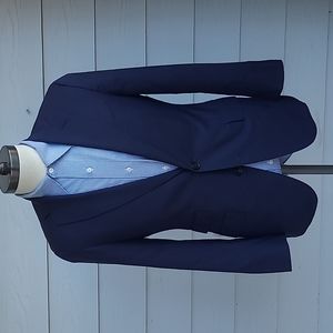 SUITSUPPLY Sienna Int Dark Navy Super 130s Wool Mens Sz 36 S Sport Coat Blazer